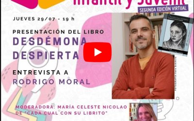Rodrigo Moral presenta Desdémona despierta en Cada cual con su librito